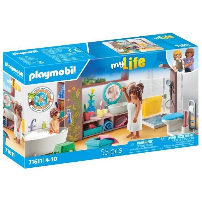 PLAYMOBIL - 71611 - Baño bañera 3