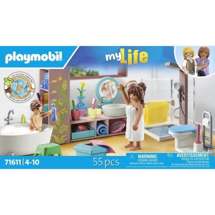 PLAYMOBIL - 71611 - Baño bañera 5