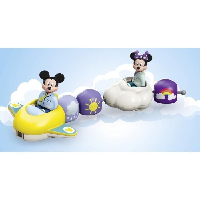 PLAYMOBIL 71697 Mickey y Minnie Tren Nube - Disney - Incluye Minnie, Mickey y un Avión Tren Nube - Edad 1 2