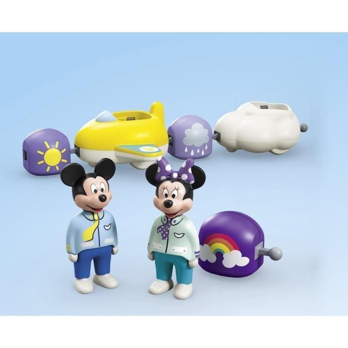 PLAYMOBIL 71697 Mickey y Minnie Tren Nube - Disney - Incluye Minnie, Mickey y un Avión Tren Nube - Edad 1 3