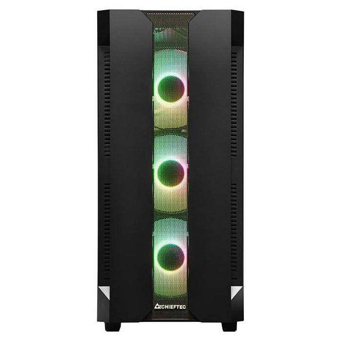 Caja Semitorre ATX/mATX Chieftec GS-01B-OP Blanco Negro 24