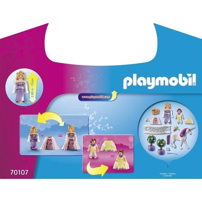 Playset Princess Unicron Carry Case Playmobil 70107 42 Piezas 4