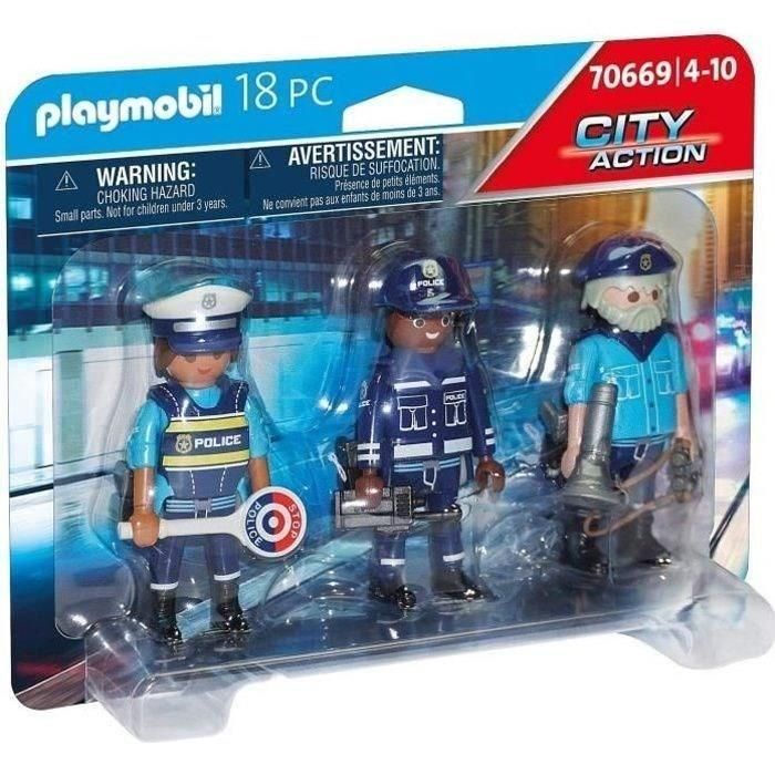 Set Figuras Policia 70669 Playmobil 4