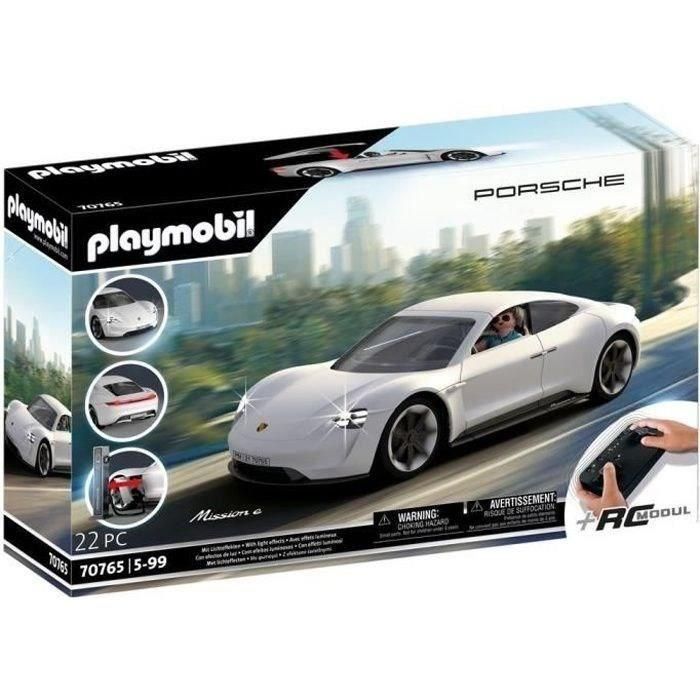 Playset de Vehículos Porsche Mission E Playmobil 70765 - Porsche Mission E 22 Piezas (22 pcs) 5