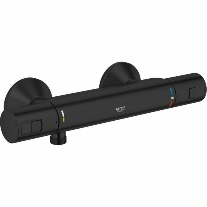 GROHE 345942430 Mezclador Termostático de Ducha Precision Start Negro Mate, para Montaje en Pared Visto con Ahorro de Agua GROHE 345942430 Mezclador Termostático de Ducha Precision Start Negro Mate, para Montaje en Pared Visto con Ahorro de Agua