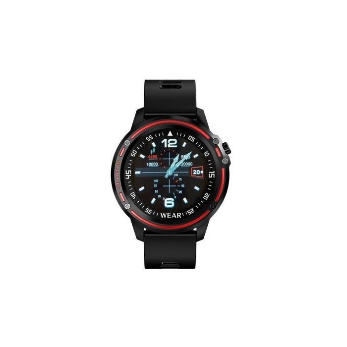 RELOJ INTELIGENTE LEOTEC MULTISPORTS ECG COMPLETE ROJO - ESFERA 3.09CM TÁCTIL COLOR - BT4.0 - ALERTAS - SALUD - IP68 - BAT 380MAH - IOS/ANDROID 2