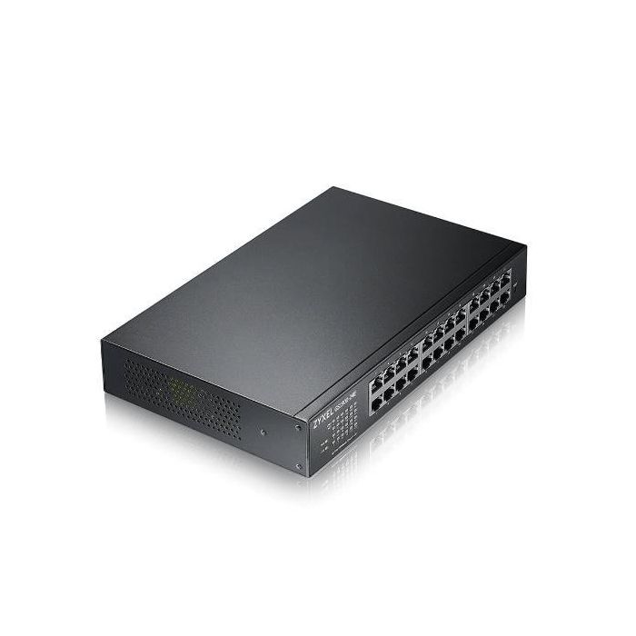 Zyxel Switch GS1900-24E v3 GS1900-24E - Eu0103F, 24 Puertos Gigabit Ethernet, Gestionable Smart, para Rack