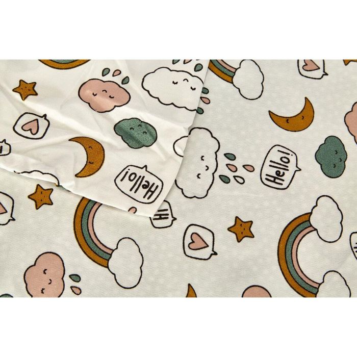 Today 1.15 Juego de Cama Infantil Kids First - Funda Nórdica 140x200cm + Almohada 63x63cm - Poliéster Fácil Mantenimiento - Blanco Estampado 2
