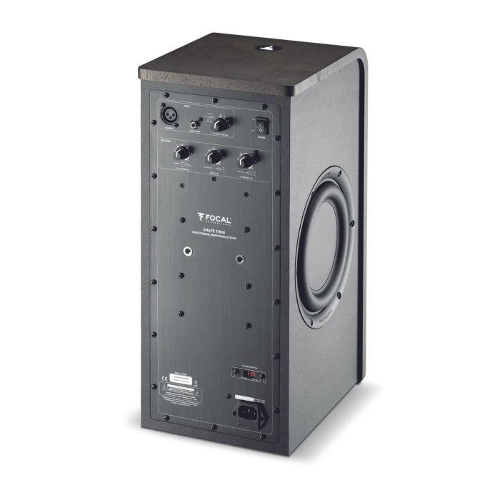 FOCAL Shape Twin Altavoz Monitor de Estudio Activo con Woofer de 6.5" y Tweeter de 1", 2 Vías, 100W RMS, Respuesta 38Hz-22kHz, Conectividad XLR/Jack/RCA, Negro 1