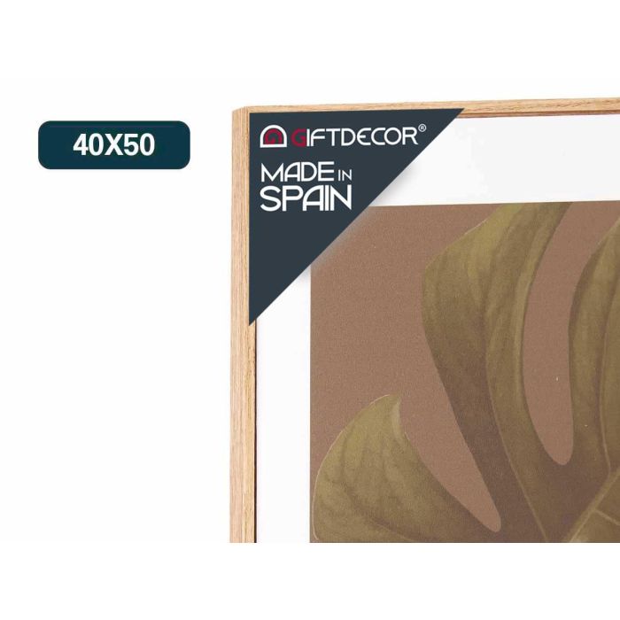 Cuadro Hoja Desierto Moldura Haya Surtidos Giftdecor 2X51CM (2 Unidades) 1 Cuadro Hoja Desierto Moldura Haya Surtidos Giftdecor 2X51CM (2 Unidades) 1