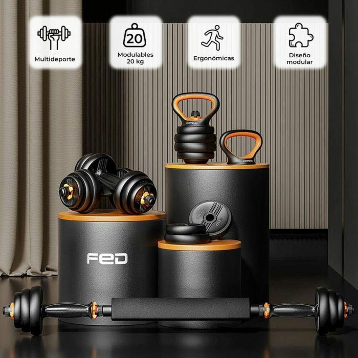 Mancuernas Xiaomi 20 kg 20 kg Negro 8 Mancuernas Xiaomi 20 kg 20 kg Negro 8