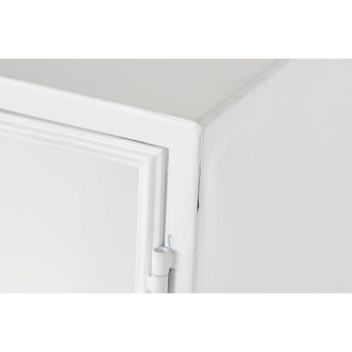 Consola DKD Home Decor Blanco Metal Cristal 120 x 35 x 80 cm 6 Consola DKD Home Decor Blanco Metal Cristal 120 x 35 x 80 cm 6