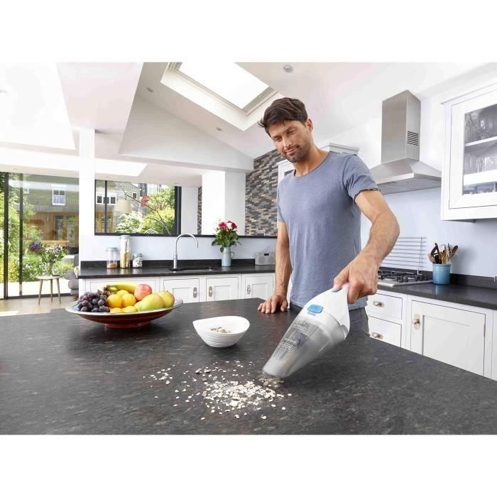 Black+Decker NVC-115-JL Aspirador de Mano Inalámbrico 3.6V RecogeTodo Ciclónico con Batería de Litio - Ideal para Limpieza Rápida 1 Black+Decker NVC-115-JL Aspirador de Mano Inalámbrico 3.6V RecogeTodo Ciclónico con Batería de Litio - Ideal para Limpieza Rápida 1