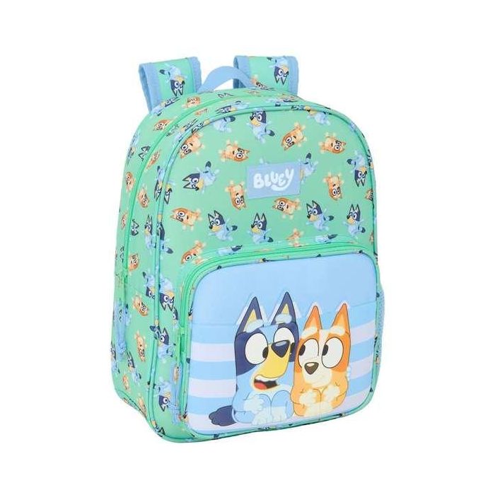 Safta Mochila Infantil Adaptable a Carro Bluey 'Sisters' 26x34x11 cm - Edad 3+ Años