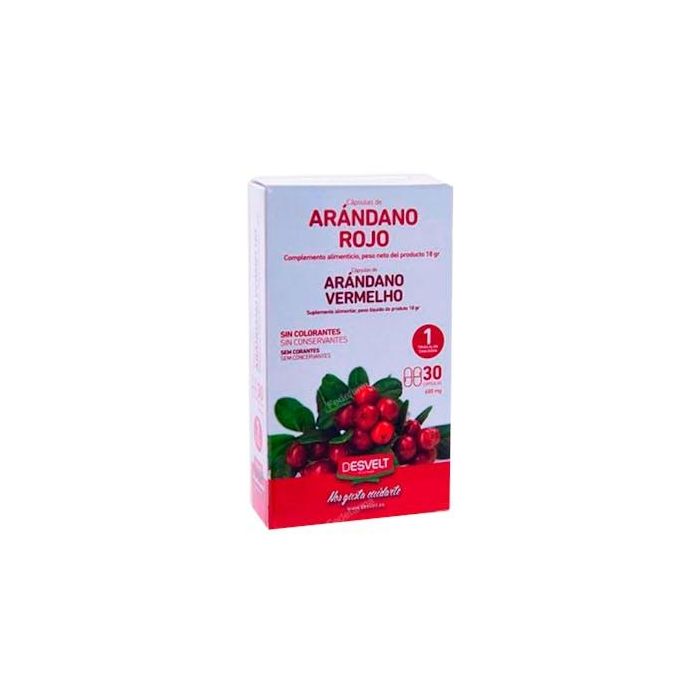Desvelt Arandano Rojo Pro 600 Mg 30 Capsulas