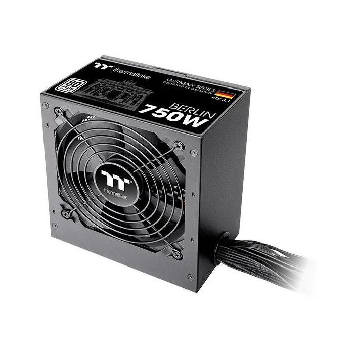 Thermaltake Berlin Fuente Alimentación PC 750W 80 Plus ATX 3.1 Blanca No Modular 2 Thermaltake Berlin Fuente Alimentación PC 750W 80 Plus ATX 3.1 Blanca No Modular 2