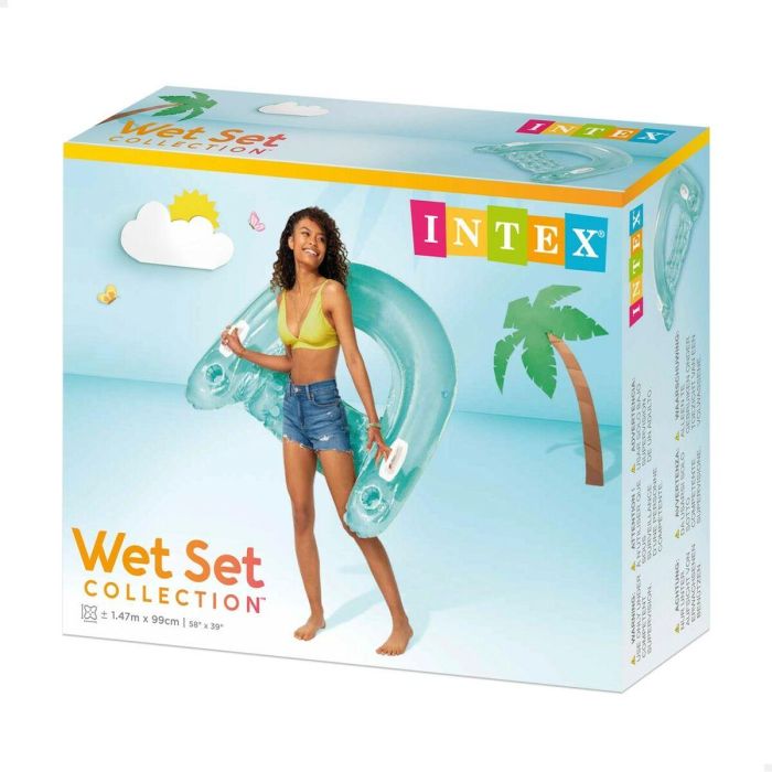 Sillón Hinchable para Piscina Intex Sit N'Float 152 x 28 x 99 cm 2 Sillón Hinchable para Piscina Intex Sit N'Float 152 x 28 x 99 cm 2