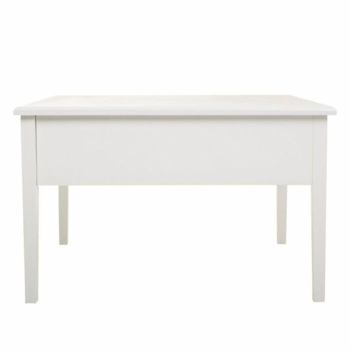 Mesa de Centro Alexandra House Living Blanco Pino Madera MDF 80 x 50 x 80 cm 4