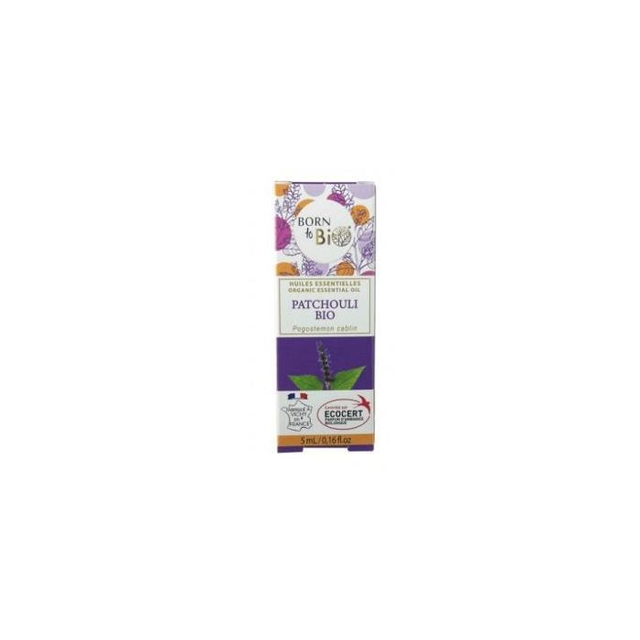 BORN TO BIO Aceite Esencial de Pachuli Orgánico 5 ml Bio