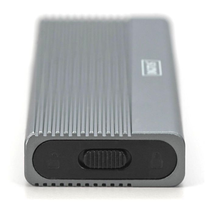 Digitus DA-71120-1 Caja Externa SSD M.2 NVMe USB 3.1 Gen2 Aluminio Negro 10Gb/s 3
