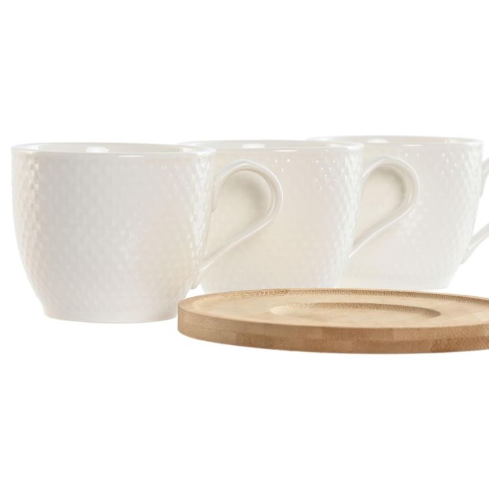 Cafe Basicos DKD Home Decor Blanco Natural 8 x 7 x 11 cm Set de 6 1 Cafe Basicos DKD Home Decor Blanco Natural 8 x 7 x 11 cm Set de 6 1