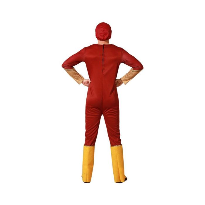 Disfraz Heroe Comic Rojo Rayo Hombre Adulto XL 2 Disfraz Heroe Comic Rojo Rayo Hombre Adulto XL 2