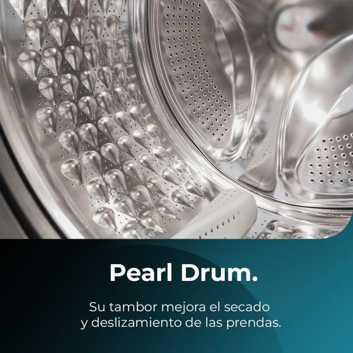 Cecotec Lavadora 8 kg 1400 rpm Bolero DressCode 8800 Inverter Azul acero inoxidable 14