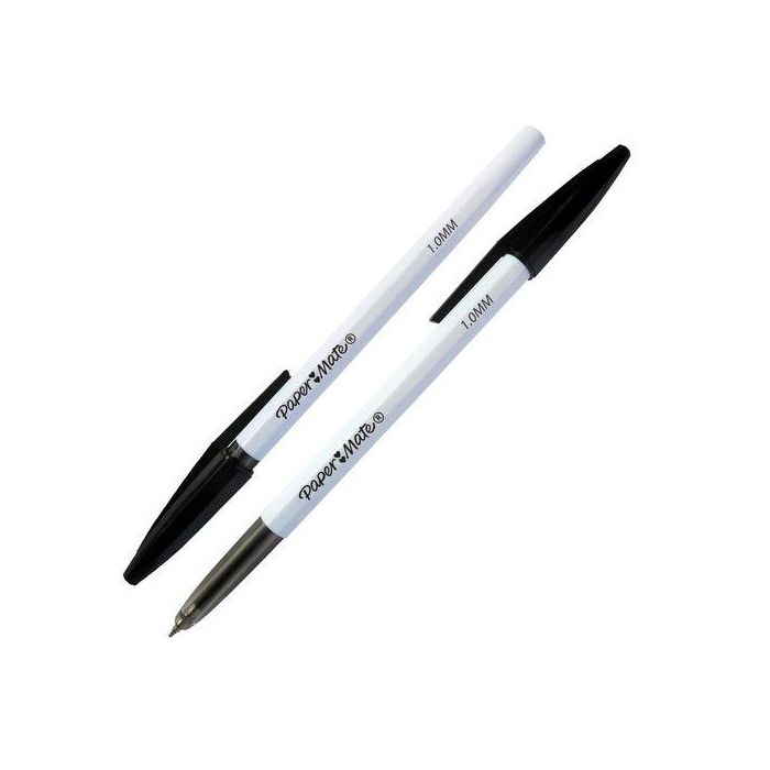 Boligrafo Paper Mate 045 Cap 1.0 Negro (Set de 50)