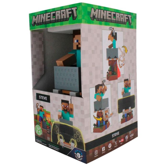 Cable Guy soporte sujecion Steve Minecraft 20cm 7