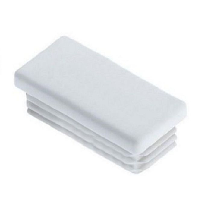 Contera Rectangular Interior 30X15 Mm Blanca Duver (500 Unidades) Contera Rectangular Interior 30X15 Mm Blanca Duver (500 Unidades)