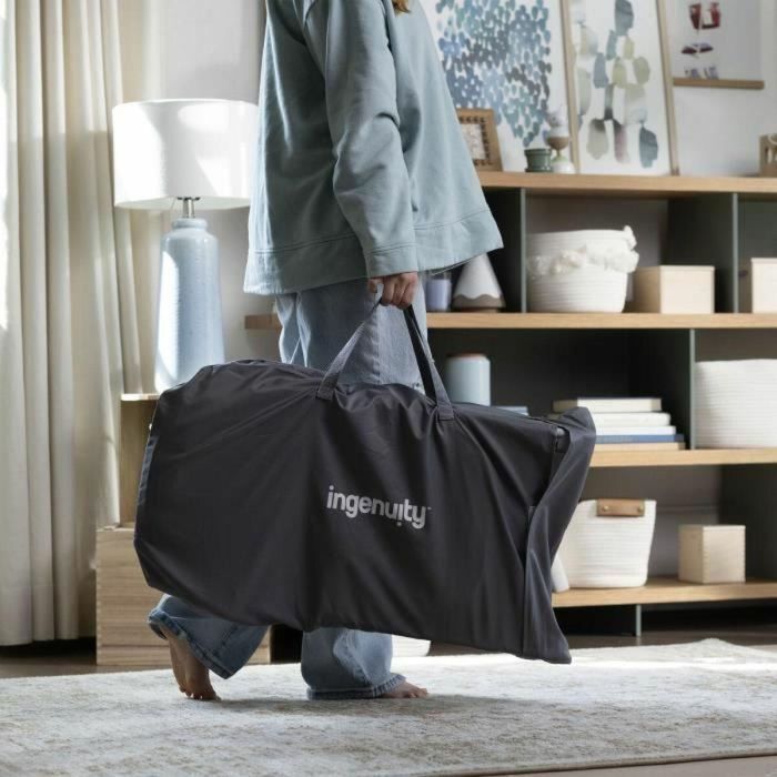 Ingenuity ING74451168541 Asiento Rock-to-Bounce - Música - Vibraciones - Arco de Actividad Extraíble - Peluche Cebra