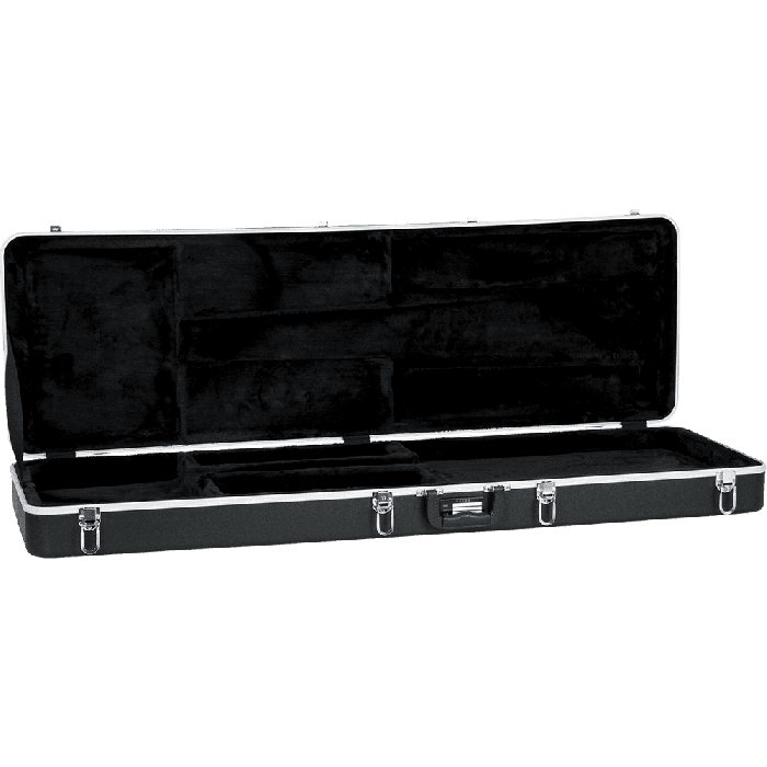 Gator Estuche Bajo Eléctrico Abs Deluxe Negro ABS Exterior Vellón Interior Dimensiones 1252,2 x 419,1 x 142,2 mm Peso 5,72 kg 1