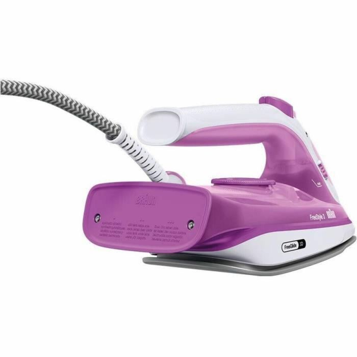 Braun Plancha de Vapor FI3124 - Potencia 2400 W - Suela Supercerámica - Depósito 270 ml - Autolimpieza 3