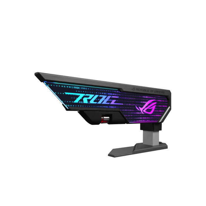 Asus Soporte Tarjeta Gráfica XH01/GRY/ARGB/VGA Holder Negro Gris para Cajas Asus 4