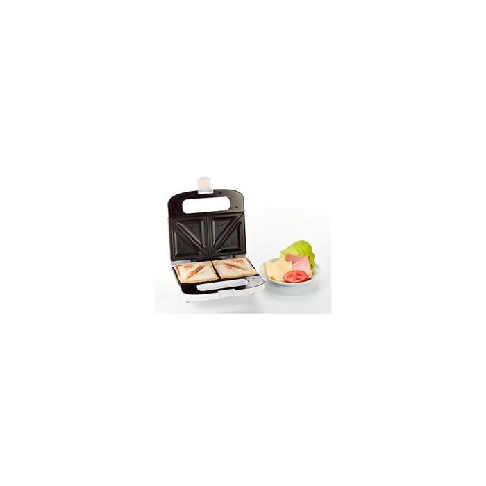 Ariete Sandwichera Antiadherente, Tuesta y Sella 2 Sándwiches, Almacenamiento Compacto Ariete Sandwichera Antiadherente, Tuesta y Sella 2 Sándwiches, Almacenamiento Compacto