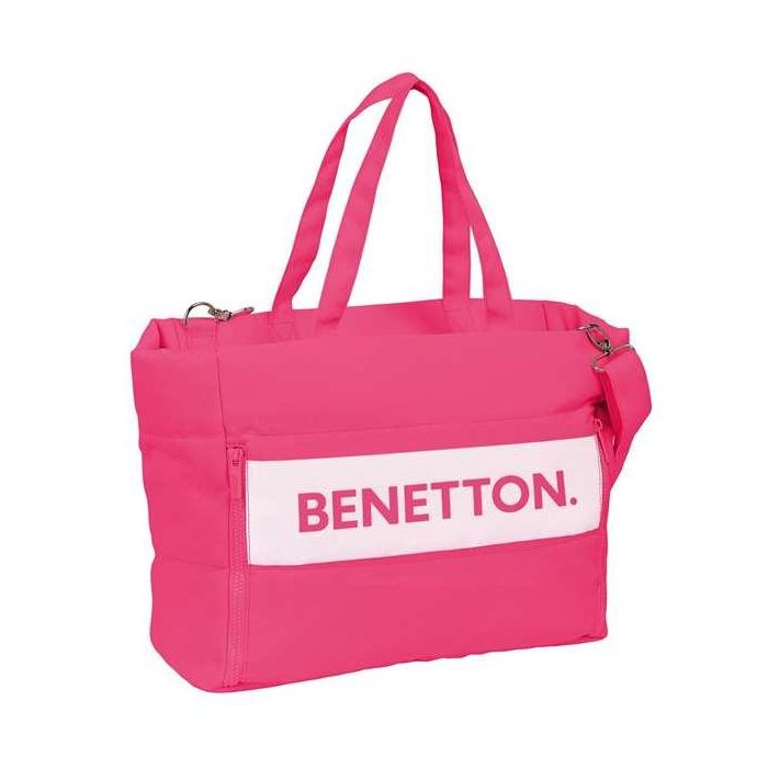 Benetton Bolso con Bolsillo para Portátil 14,1" Raspberry Rosa Fucsia 54x31x17 0 Benetton Bolso con Bolsillo para Portátil 14,1" Raspberry Rosa Fucsia 54x31x17 0