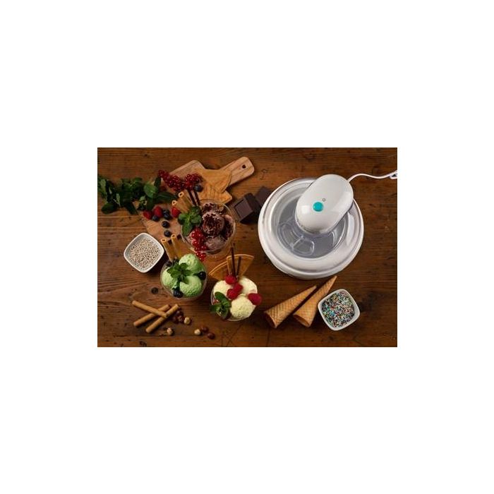 Ariete 643/01 Heladera Eléctrica Party Time Azul 1.5L para Hacer Helados Caseros 10