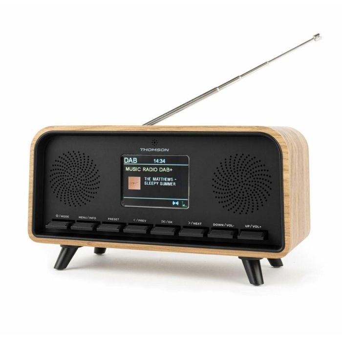 Thomson AAARZ34079 Radio Despertador Bluetooth DAB Gama Vintage Cosy 9 Thomson AAARZ34079 Radio Despertador Bluetooth DAB Gama Vintage Cosy 9