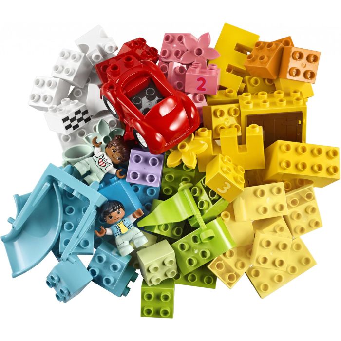 Lego Duplo Caja de Ladrillos Deluxe, Juguete de Construcción Educativo para Bebés +18 Meses, 85 Piezas 2 Lego Duplo Caja de Ladrillos Deluxe, Juguete de Construcción Educativo para Bebés +18 Meses, 85 Piezas 2