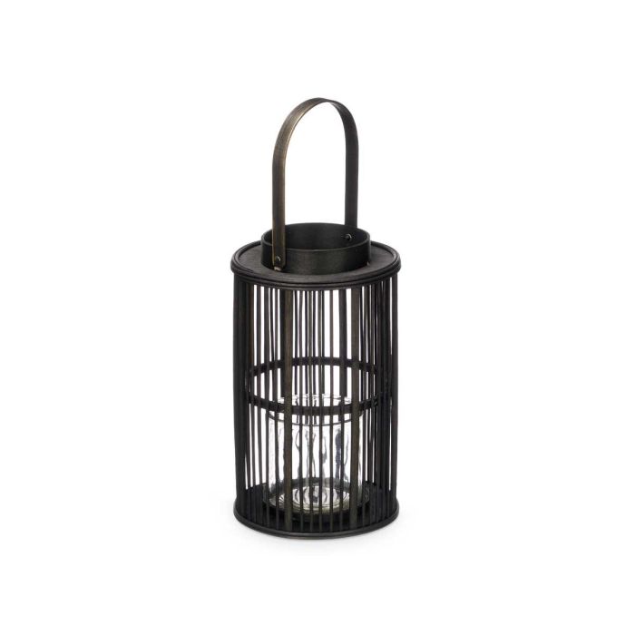 Farol Bambu Negro Vela Grd Giftdecor 20X52CM (4 Unidades) 1 Farol Bambu Negro Vela Grd Giftdecor 20X52CM (4 Unidades) 1