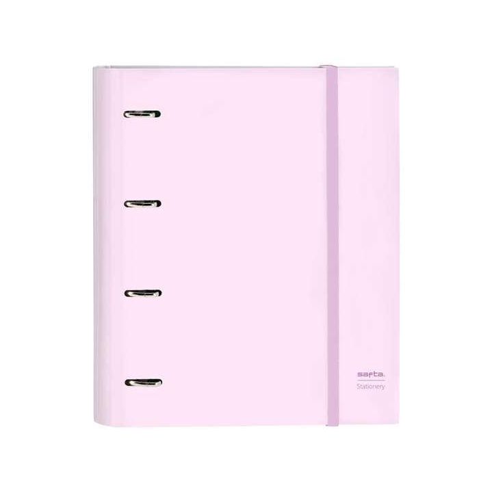 Carpeta de anillas Safta Rosa Rosa (27 x 32 x 3.5 cm)