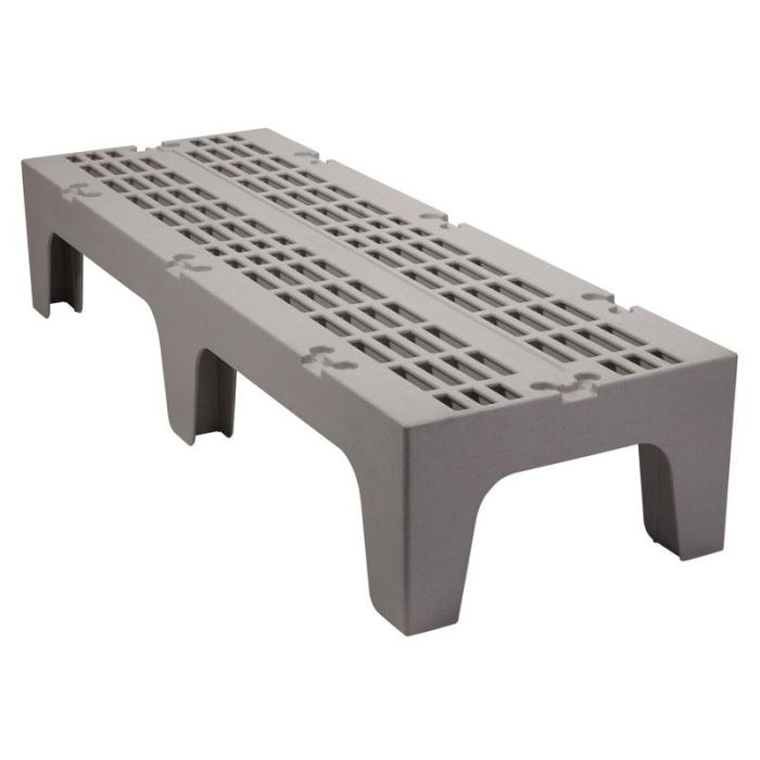 CAMBRO - DRS600-480 - Banquillo ranurado de almacenaje - 52 x 152 x 30 cm - Gris moteado