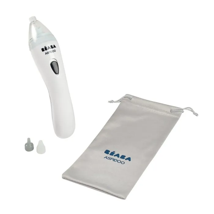 Beaba Aspirador Nasal Eléctrico Portátil para Bebés Aspidoo White BEA1699584529651 2