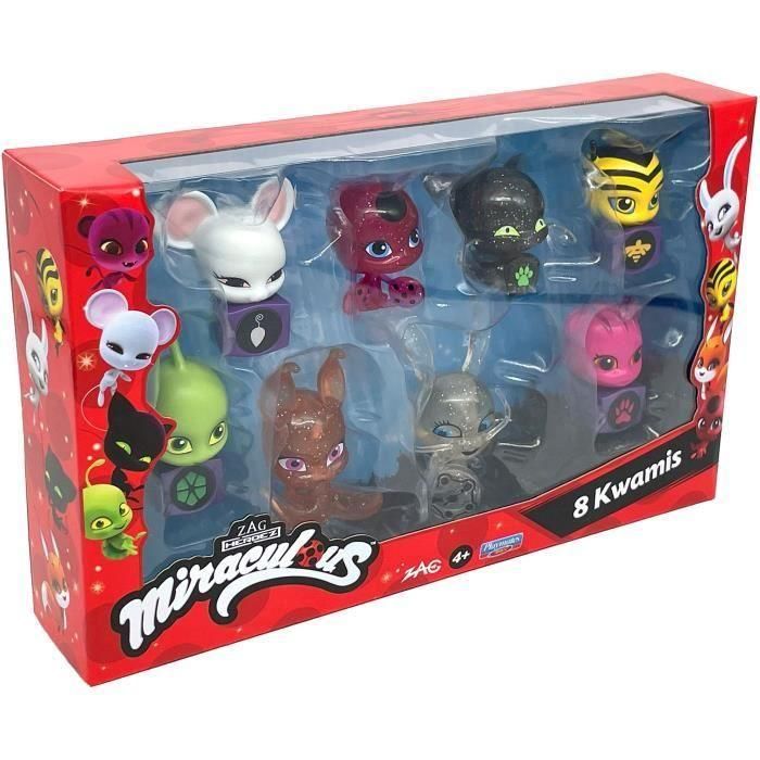 Bandai - Miraculous - Pack de 8 kwamis - Colección de minifiguras - P50532 2 Bandai - Miraculous - Pack de 8 kwamis - Colección de minifiguras - P50532 2