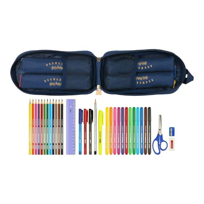 Plumier mochila c/4 port.llenos harry potter "magical" 12x23x5cm 1