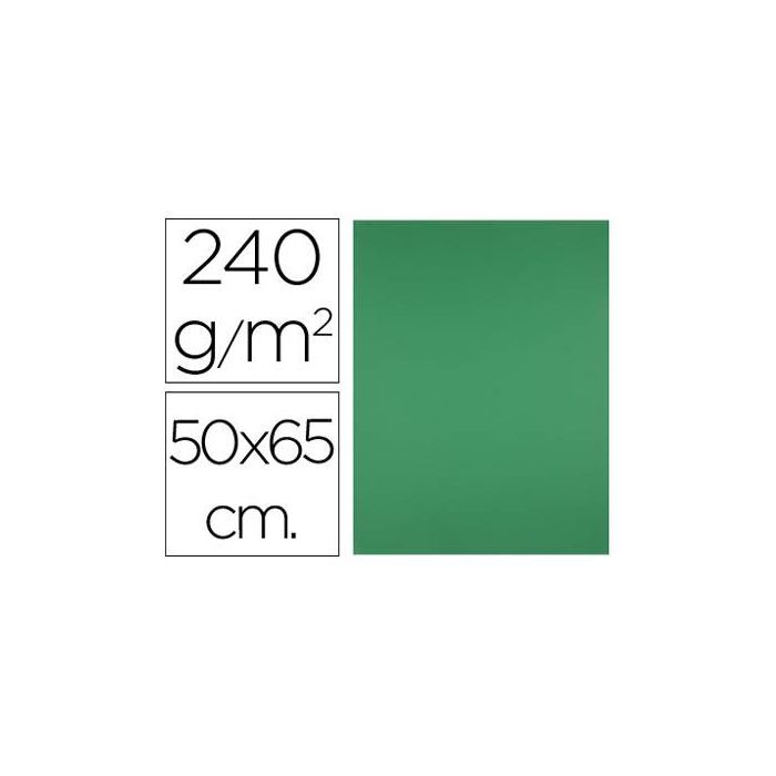 Cartulina Liderpapel 50x65 cm 240 gr-M2 Verde Pistacho Paquete De 25 Hojas