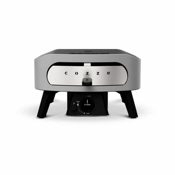 COZZE COZ5708614904305 Horno de Pizza a Gas 13" con Termómetro y Puerta, 6 KW, hasta 450°C 1