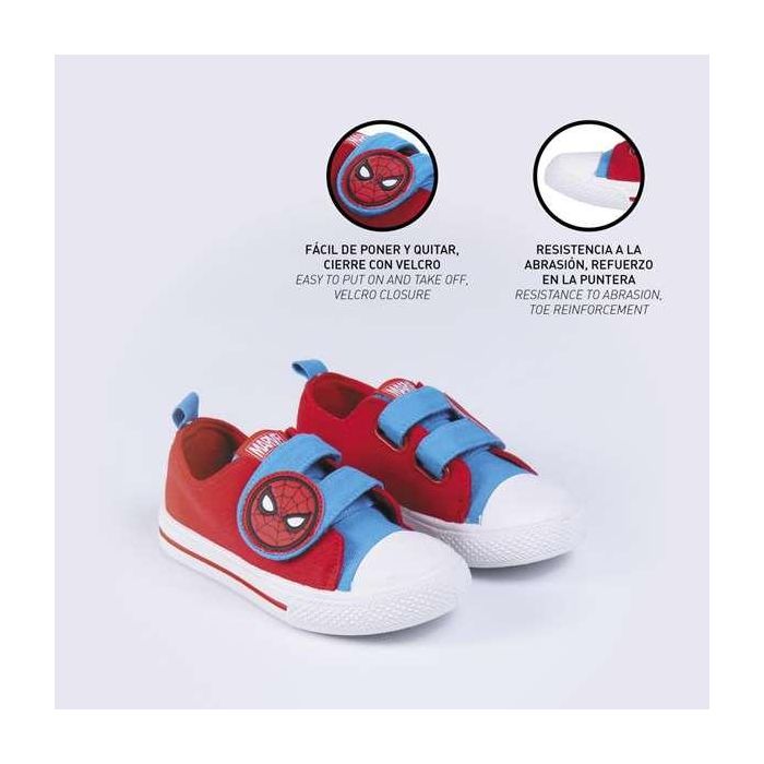 Zapatillas Casual Niño Spider-Man Rojo 25 2 Zapatillas Casual Niño Spider-Man Rojo 25 2
