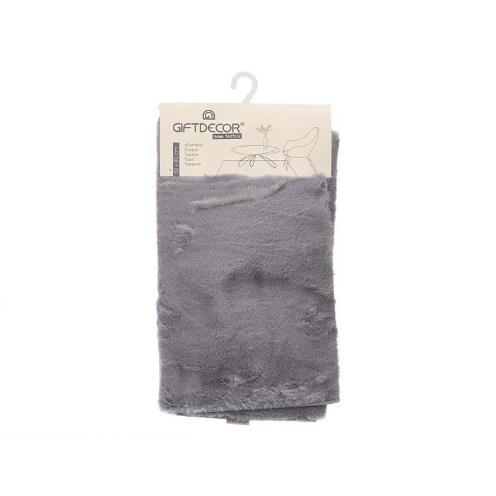 Alfombra Rabbit 50X80 Cm Gris Oscuro Giftdecor (6 Unidades) 1 Alfombra Rabbit 50X80 Cm Gris Oscuro Giftdecor (6 Unidades) 1