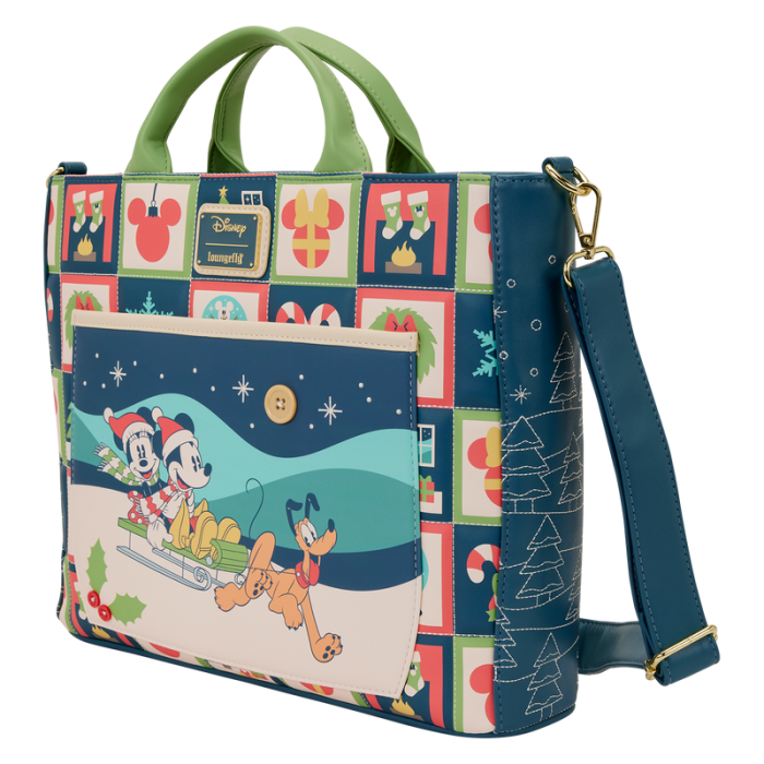 Bolso mochila Mickey & Minnie Holiday Disney Loungefly 1 Bolso mochila Mickey & Minnie Holiday Disney Loungefly 1